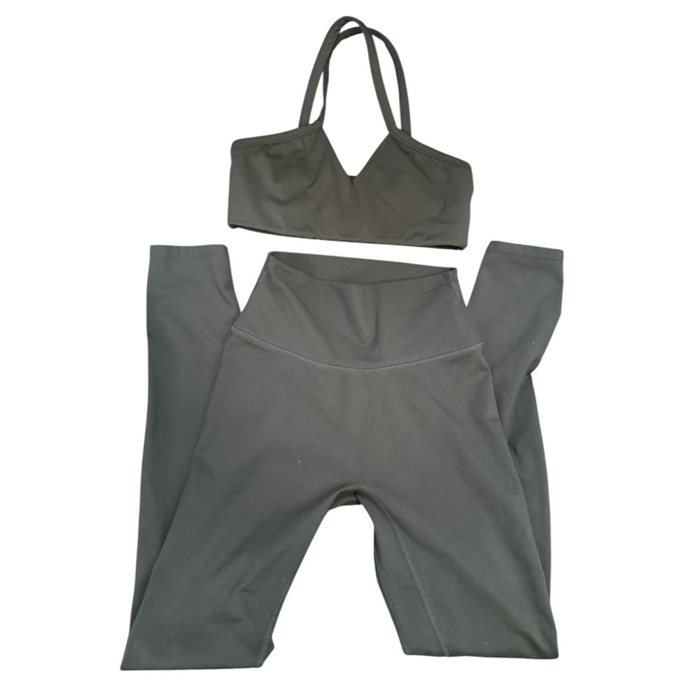 CSB Crop Top and Leggings Set Alpine Green
